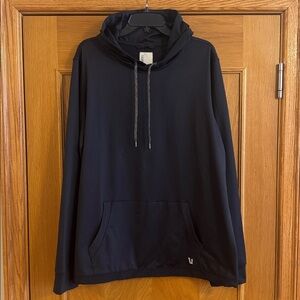 Vuori Men’s Black Sunday Element Performance Sweatshirt Hoodie Size XL
